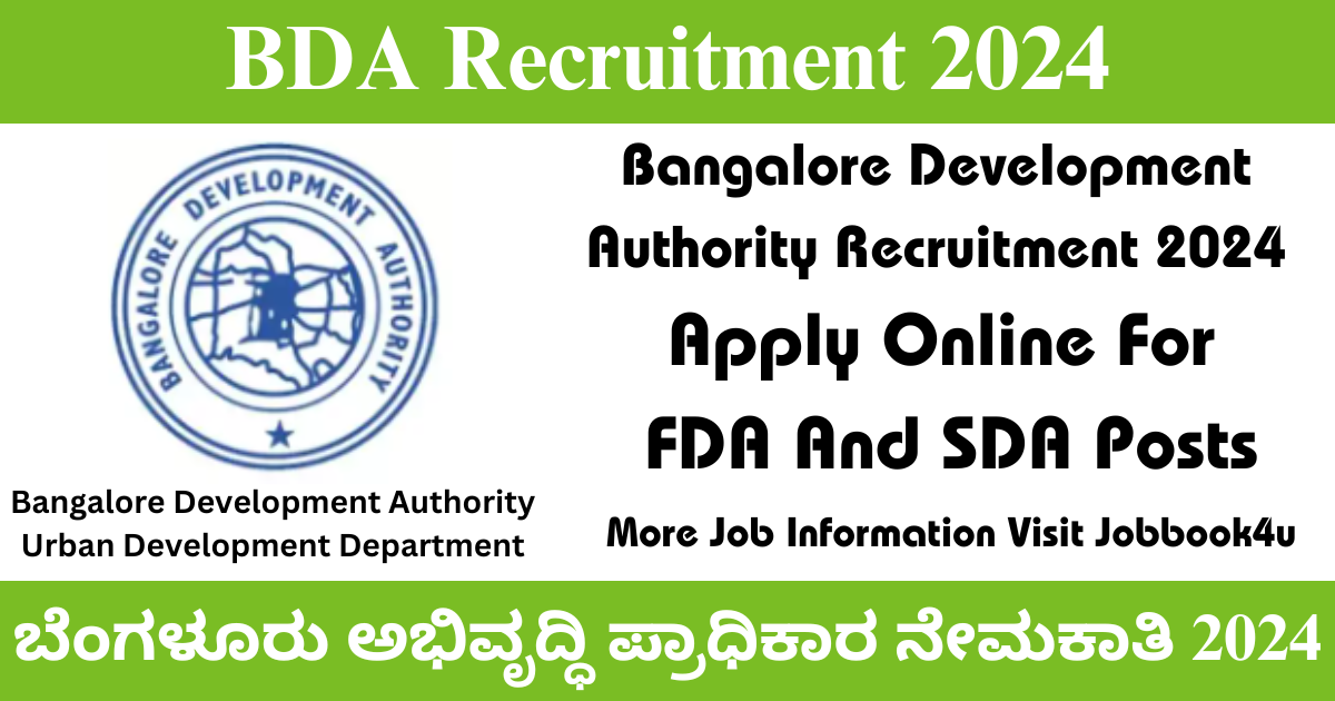 BDA Recruitment 2024