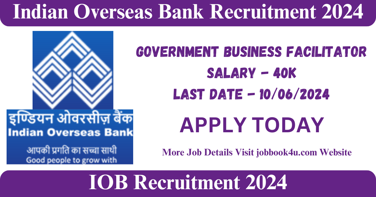 Indian Overseas Bank Recruitment 2024