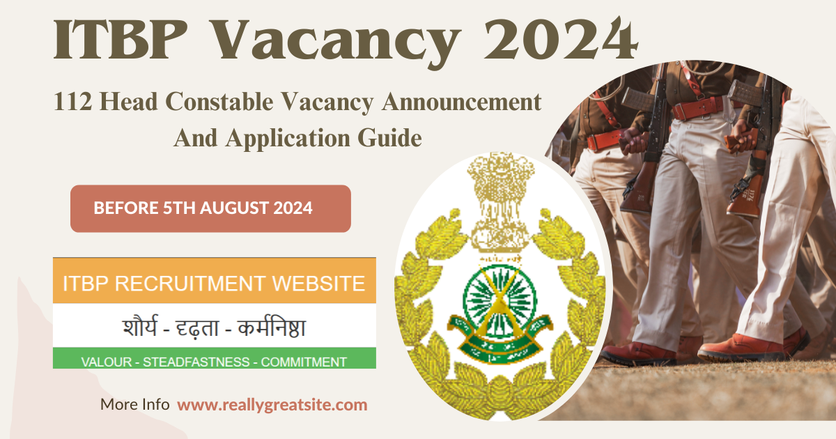 ITBP Vacancy 2024