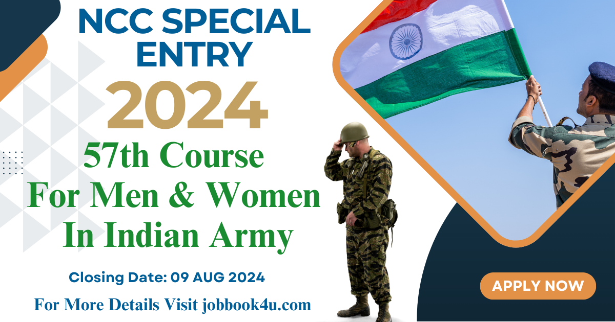 NCC Special Entry 2024: 57th Course For Men & Women In Indian Army