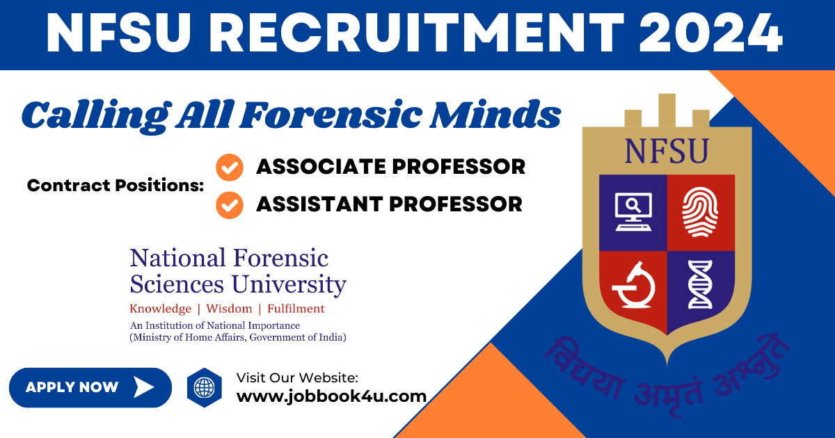 NFSU Recruitment 2024