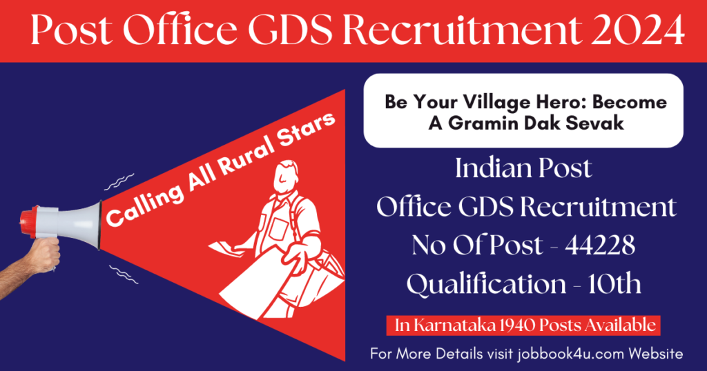 Post Office GDS Recruitment 2024