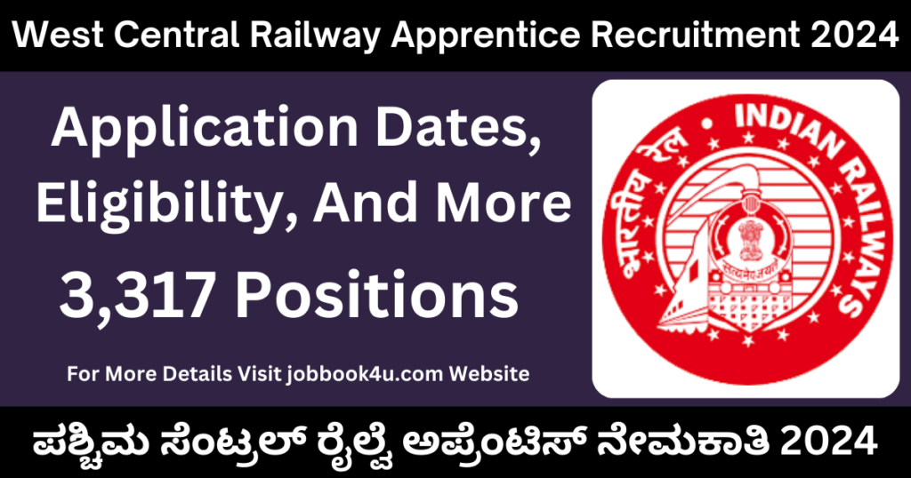 West Central Railway Apprentice Recruitment 2024