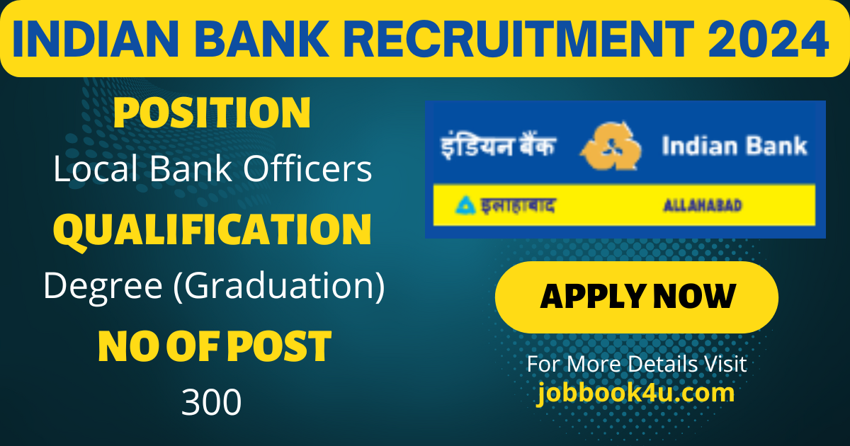 Indian Bank Recruitment 2024