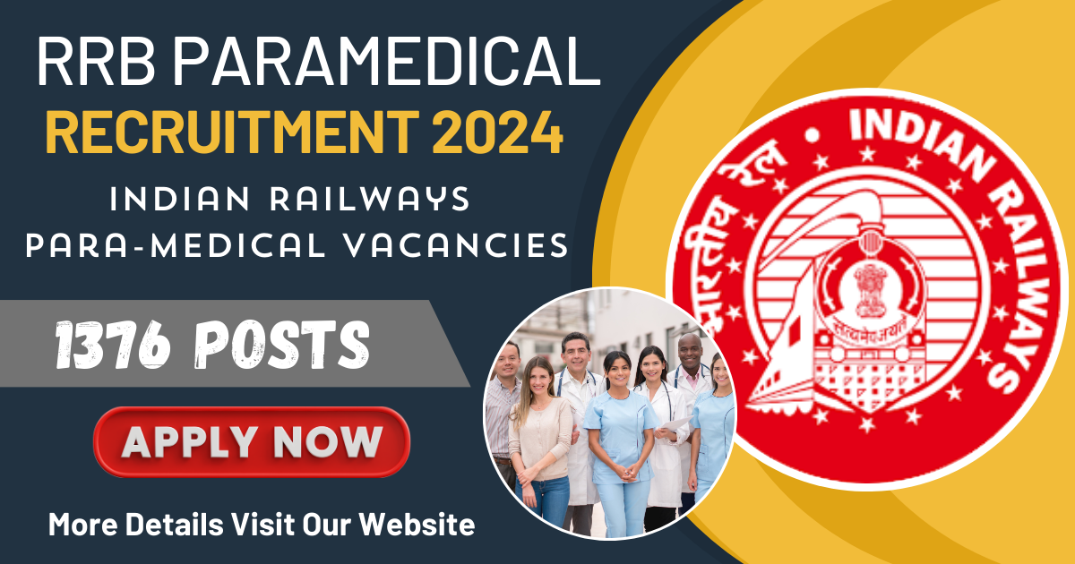 RRB Paramedical Recruitment 2024